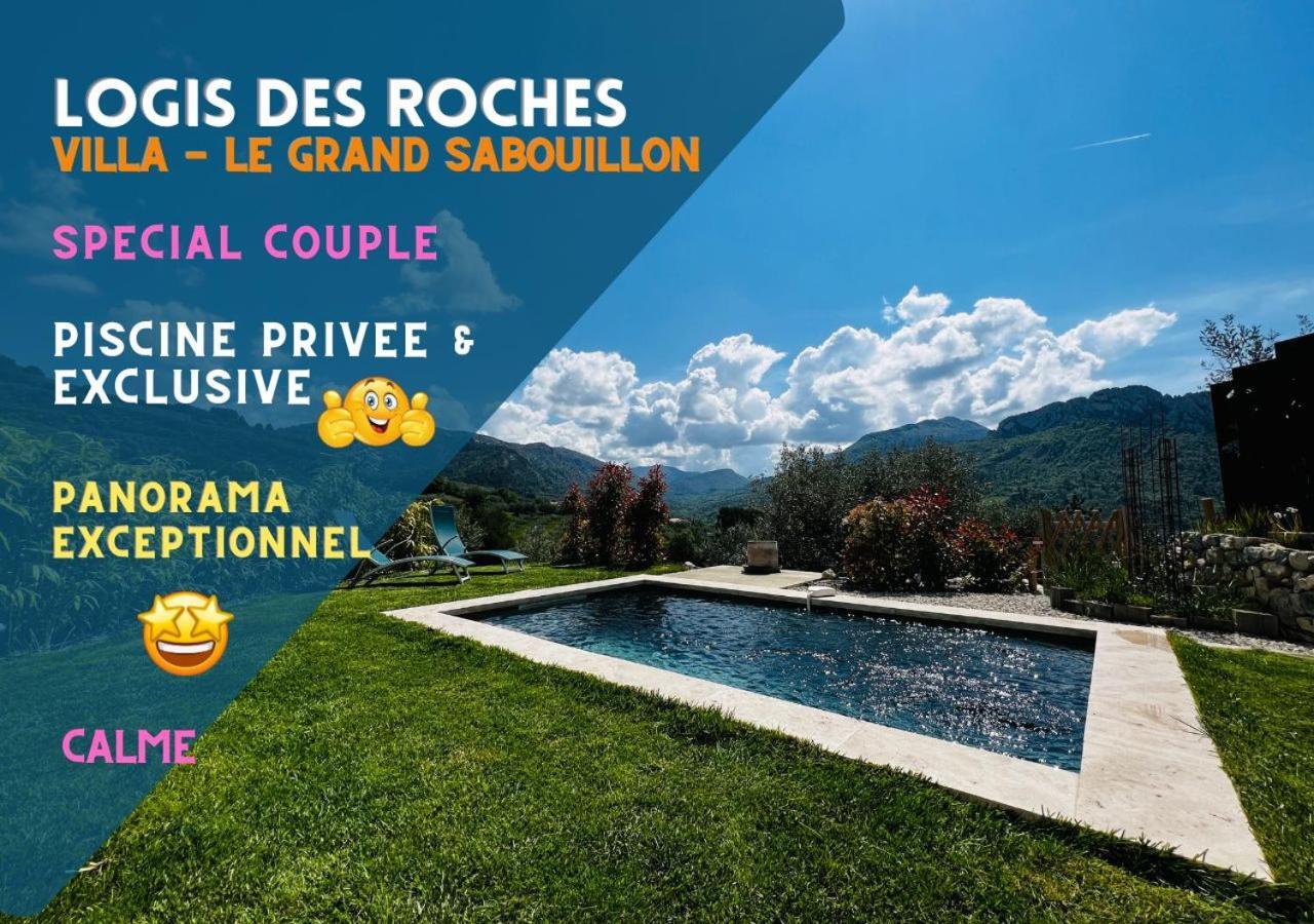 Logis Des Roches - 3 Villas Vue Exceptionnelle - Le Petit Chevalet, Le Grand Sabouillon & La Villa Opaya Buis-les-Baronnies Exterior photo